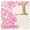 Classic Woodland, Pink Blossom - Twist&Fit Roman Blind